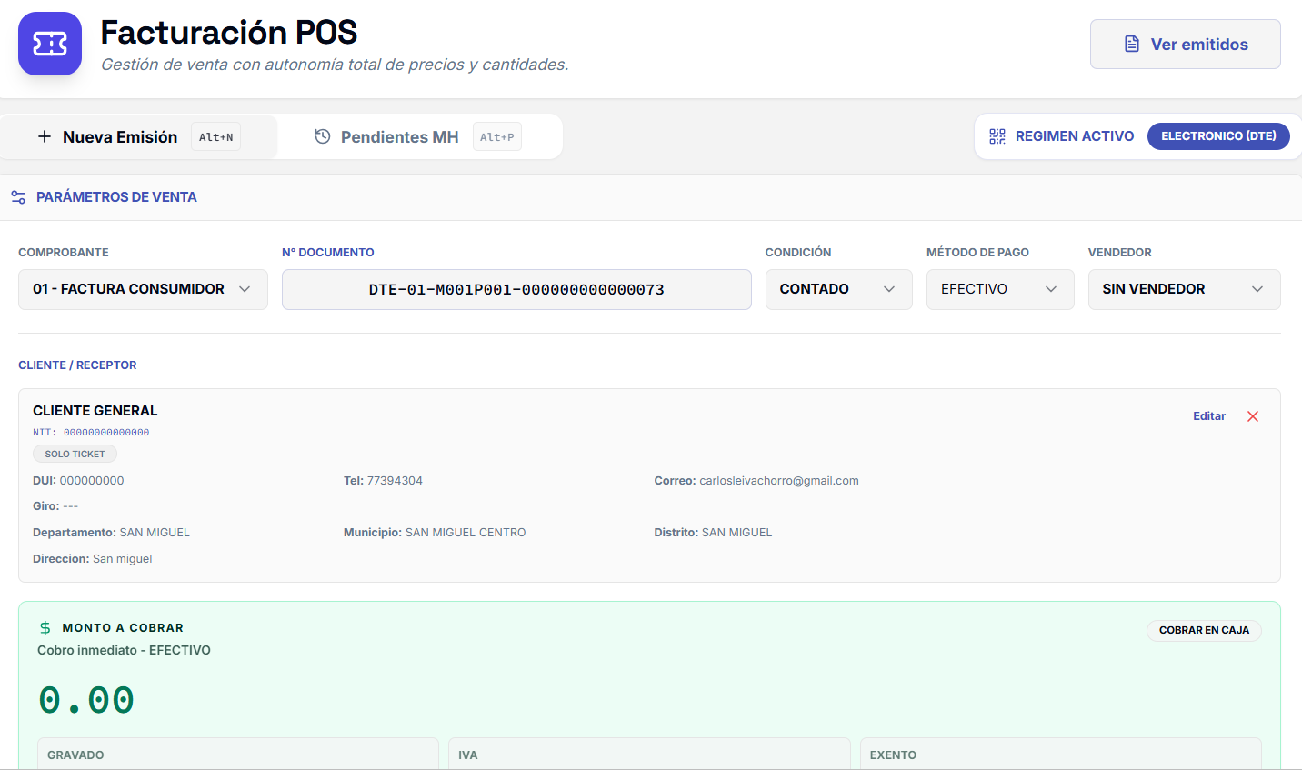 Facturación POS en DALA ERP